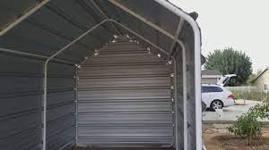 Harbor Freight Tools Portable Garage Into Permanent Structure Youtube Portable Garage Harbor Freight Tools Portable Sheds