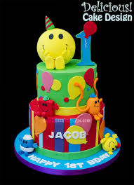 Collection by sweet bee cake design. Delicious Cake Design Mr Men Was A Childhood Favourite Of Mine So I Was Thrilled To Make This Cake This 2 Tier Cake Is Decorated With Bright Colourful Fondant Balloons And