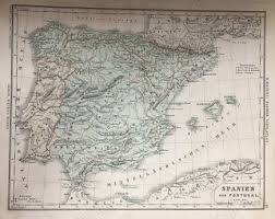 Home » haritalar » ülkeler haritası » ispanya haritası. Spanien Und Portugal Ispanya Ve Portekiz Italien Italya Harita Nadir Kitap
