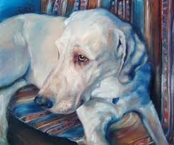 We have added the final photo of the oil painting, a photo of nicholas with the portrait along with some detailed close ups too. Pet Portrait Paintings