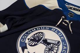 columbus blue jackets authentic adidas alternate pro nhl jersey size 52