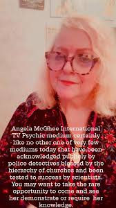 A clip from the world renown 'Psychic Investigators' tv series. UK/USA  featuring the work of Angela McGhee and her visionary Gifts. Angela is  regarded as one of UKs finest Psychic Mediums, one