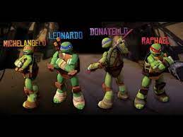 I don't there is a better way to explain this. Names Of Teenage Mutant Ninja Turtles With Color Of Bandana They Wear Youtube