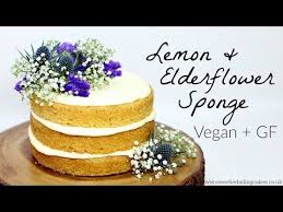 Vegan Lemon And Elderflower Cake Recipe Youtube Vegan Sweets Treats Cake Recipes Elderflower Recipes