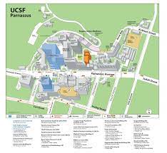 Ucsf Parnassus Map University Architecture Berkeley Architecture Parnassus
