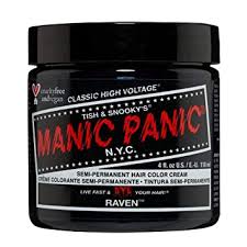 Some women love to have their hair jet black. Amazon Com Manic Panic Raven Black Hair Dye Classic Chemical Hair Dyes Beauty Personal Care