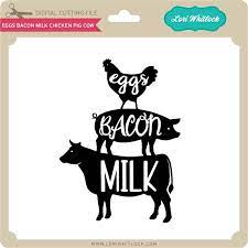 Download farm animal clip art illustrations and clipart 208kb 880x665: Eggs Bacon Milk Chicken Pig Cow Cow Silhouette Chicken And Cow Cow