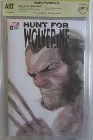 Esad Ribic Logan Wolverine, in Michael Benham's Sketch Covers Comic Art  Gallery Room