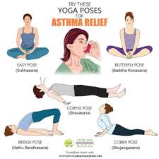 5 Easy Yoga Poses For Asthma Relief Riveroaksbeautybar In 2020 Asthma Relief Asthma Treatment Asthma Cure