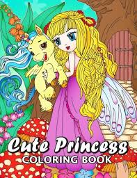 Princess coloring pages are great for exercising the imagination with art. Amazon Com Cute Princes Coloring Book Unique Coloring Book Easy Fun Coloring Pages For Adults And Grown Up Princess With Unicorn Mermaid With Dolphin And Dragon 9781987604351 Kodomo Publishing Books