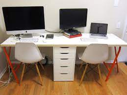 office makeover part 2 diy ikea linnmon desk for two lito supply co linnmon desk ikea linnmon desk desk for two