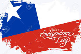 Alta de un empire chilean. Chile Bandera Feliz Del Saludo Del Dia De La Independencia Con El Fondo Chileno Del Movimiento Del Cepillo De La Bandera Nacional Y El Diseno Del Texto De La Escritura De La