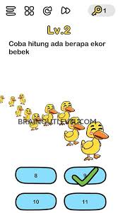 Coba Hitung Ada Berapa Ekor Bebek Brain Out Level 2 Tekno Ruangguru Co Cukup pilih tingkat anda dan kami akan menunjukkan jawabannya.