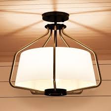 Uhp2496 Mid Century Modern Industrial Ceiling Fixture 13 1 4 H X 16 W