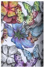 This Is My New Favorite Inspiration For Grownup Coloring Ideas Soft Butterflies And Flowers Palette C Flower Drawing Color Pencil Art Color Pencil Drawing