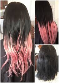 Our dip dye hair guide shows you how to get the trendy look using manic panic products. Totally In Love With Baby Pink Dip Dye Gorgeous Head Of Baby Pink Micro Ring Extensions Blended For A Dip Dye Effect Hair Inspiration Long Hair Styles Hair