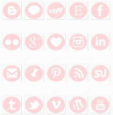 The online social media and social networking service has not publicly said why, but the like button changed for some users, noting that the usual blue circle with a white thumbs up in the middle changed to a flower with pink petals. 20 Piece Social Media Icon Pink Button Set Round Button Icon Facebook Twitter Pinterest F Social Media Icons Social Media Icons Free Blogging Inspiration