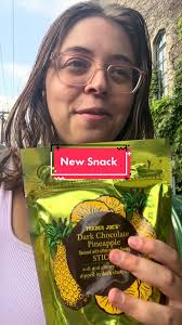 Trader Joe Dark Chocolate Pineapple Sticks