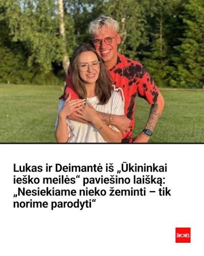 Mums žinoma, su kuo Živilė žiūrėjo finalinę transliaciją“ 😯  https://www.15min.lt/n2482228