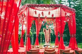 Photo Of Hexagonal Mandaps Classic Wedding Decorations Indian Wedding Decorations South Indian Weddings