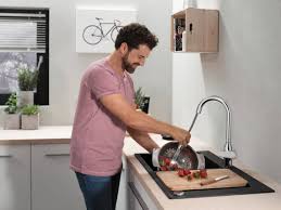 Use a basin wrench or a socket wrench to remove the nut holding the faucet tailpiece assembly in place. Innovative Products From Hansgrohe New Kitchen Tap Range Hansgrohe Int