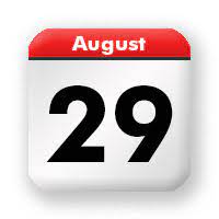 August 29th, on this day in history: Sonntag 29 August 2021 Kalenderblatt Stilkunst De