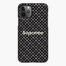 Supreme X Louis Vuitton Logo Black Pattern Iphone 11 Pro Case Di 2020