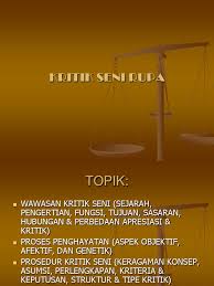 Soal seni rupa, pilihan ganda, dan jawaban kurikulum 2013. Kritik Seni Rupa