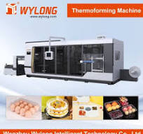 Automatic Four Stations Plastic Cake Box Thermoforming ...