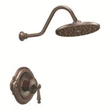 Moen Waterhill Oil Rubbed Bronze 1 Handle Shower Faucet Trim Kit With Rai Oil Rubbed Bronze Bathroom Faucets Bronze Bathroom Faucets Oil Rubbed Bronze Bathroom