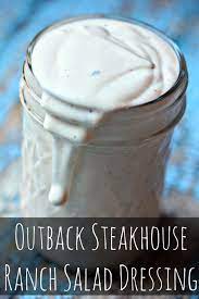 Outback Steakhouse Ranch Salad Dressing Recipe Budget Savvy Diva Recipe Ranch Salad Dressing Recipes Recipes Homemade Salads