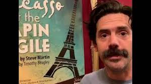 Peter Marietta as Einstein in “Picasso at the Lapin Agile” -Altarena