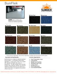 Color Charts And System Brochures Sundek
