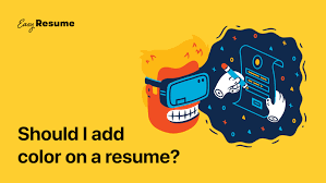 Just keep in mind that your resume may be printed in black and white, so don't use pale on pale. Colors On A Resume What Do Employers Really Think In 2021 Easy Resume