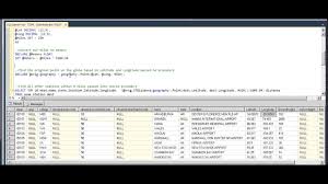 Calculate Distance Using Gps In Sql Server Youtube