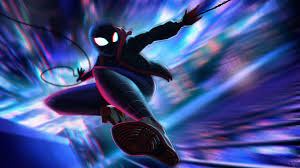 Hi, could you send me one without the watermark? Spiderman Miles Morales Jump 4k Superheroes Wallpapers Spiderman Wallpapers Spiderman Into The Spider Verse Wallpapers Spider Verse Miles Morales Spiderman