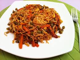 Vegetarian noodle soup with roasted carrot: Vegetable Egg Noodles Stir Fry Recipe Easy To Make Recipes