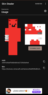 This makes it very quick to use the skin stealer, you just type in the players username and push steal. Skin Stealer For Minecraft 1 3 84 Download For Android Apk Free