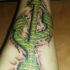 Binary numbers science tattoo on rib side. Binary In Tattoos Search In 1 3m Tattoos Now Tattoodo
