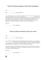 Application letter basics and a sample for fresh graduates posted on feb 2 2018 compared to the resume and insane amount of time jobseekers spend on trying to perfect it as much as possible the application letter is often treated as just another prerequisite document that has little to no bearing when it comes to the hiring process. Free Thank You Letter For Recommendation Template With Samples Pdf Word Eforms