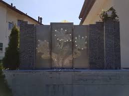 Sichtschutzzaun holz larche metall anthrazit modern stahlzart. Sichtschutz Garten Metall Moderne Sichtschutzwande Hofmann Zaun Montagen