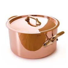 Mauviel M 250b Stewpan With Lid Sur La Table Mauviel Copper Cookware Cast Iron Handles