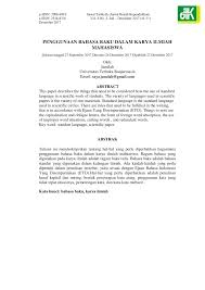 Sederhananya, ragam bahasa ilmiah atau bahasa ragam ilmiah adalah salah satu ragam bahasa indonesia yang digunakan pada keperluan pertemuan dan penulisan karya ilmiah. Pdf Penggunaan Bahasa Baku Dalam Karya Ilmiah Mahasiswa