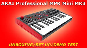 Scegli la consegna gratis per riparmiare di più. Akai Mpk Mini Mk3 Unboxing Set Up Demo Test Youtube