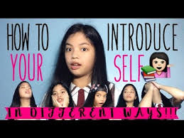 How to introduce yourself in a creative way as a student. 20 Creative Ways To Introduce Yourself Steemit