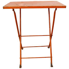 Check spelling or type a new query. Folding Table Patio Garden Bistro Cafe Metal Vintage French Circa 1960 For Sale At 1stdibs