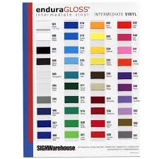 Enduragloss Vinyl Color Chart