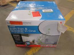 Alibaba.com offers you varied bathroom bluetooth speaker light options to help you choose the best product in terms of your budget and requirements. Homewerks Worldwide Decorative White 70 Cfm Bluetooth Stereo Speaker Exhaust Bath Fan With Led Light Mn Home Outlet Auctions Burnsville 48 K Bid