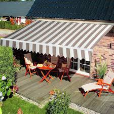 Unsere patentierte markise schützt sie nicht nur vor regen, sondern auch vor zu viel sonne und ist die perfekte lösung für ihre terrasse oder ihren garten. 360x300 Cm Dunkelgrau Mctech Aluminium Markise Sonnenschutz Kassettenmarkise Gelenkarmmarkise Markisenabdeckung Klemmmarkise Balkonmarkise Wasserdicht Markisen Garten