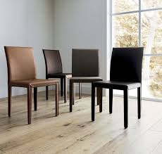 Folio Granite Grey Top Grain Leather Dining Chair Leather Dining Chairs Black Leather Dining Chairs Dining Chairs